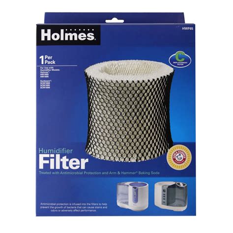 Buy HWF62 Humidifier Replacement Filter Fit for Holmes - Letter A, Filters Compatible with Holmes, Sunbeam and Bionaire Cool Mist Humidifiers, 4-Pack at Amazon. . Holmes humidifier filter